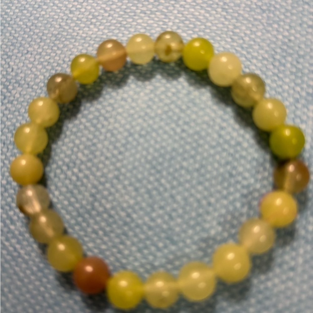 0167B Peridot Bracelet 8mm